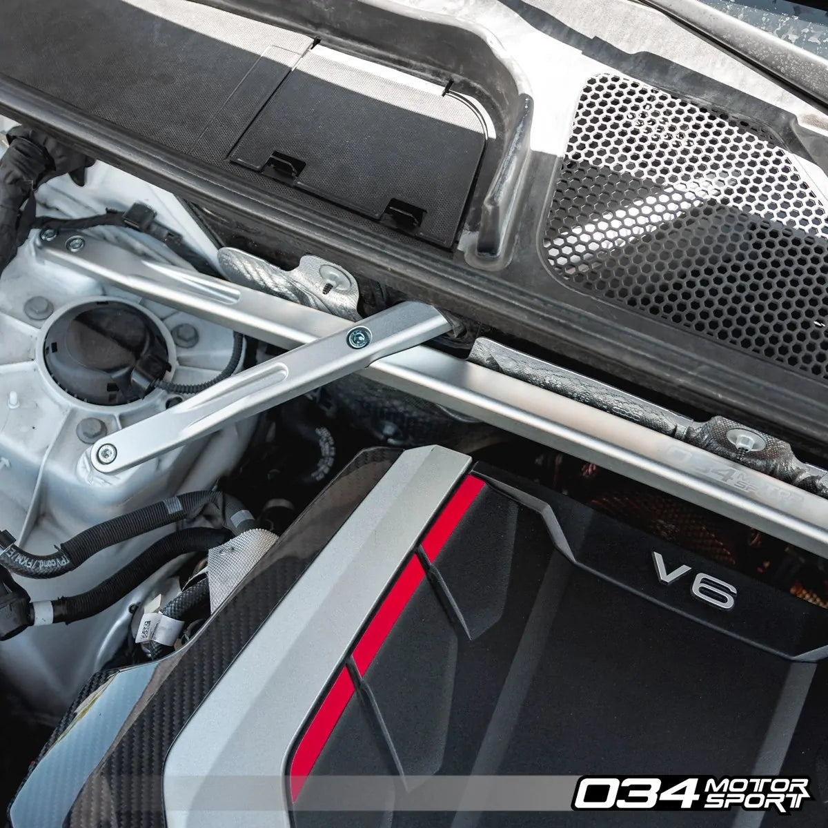 Billet Aluminum Front Strut Brace for Audi B9/B9.5 Q5/SQ5