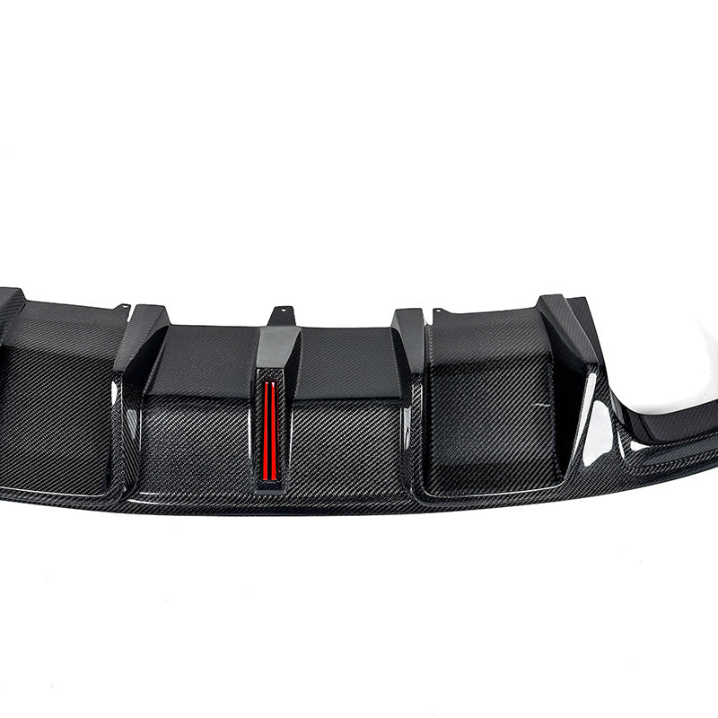 B8.5 Carbon Fiber Rear Vertical LED Diffuser V4 | Audi B8.5 A4 S-Line, S4 | Canadian Auto Performance