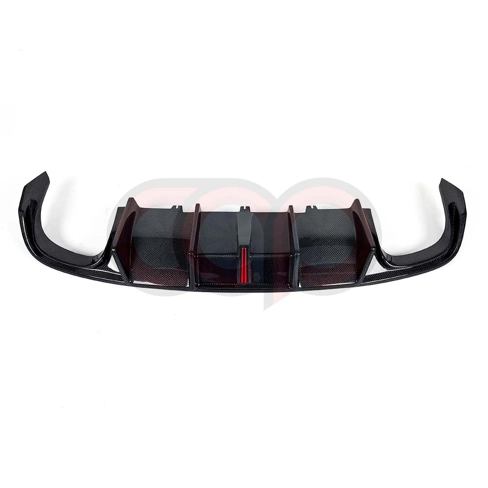 B8.5 Carbon Fiber Rear Vertical LED Diffuser V4 | Audi B8.5 A5 S-Line, S5 | Canadian Auto Performance