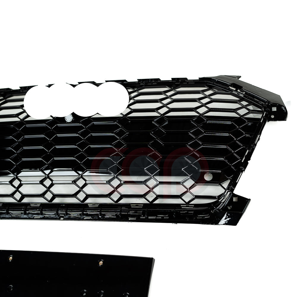 B9.5 Front Bumper RS4 Bumper V2 RS4 Grille Black Frame Black Mesh | Audi B9.5 A4, S4 | Canadian Auto Performance