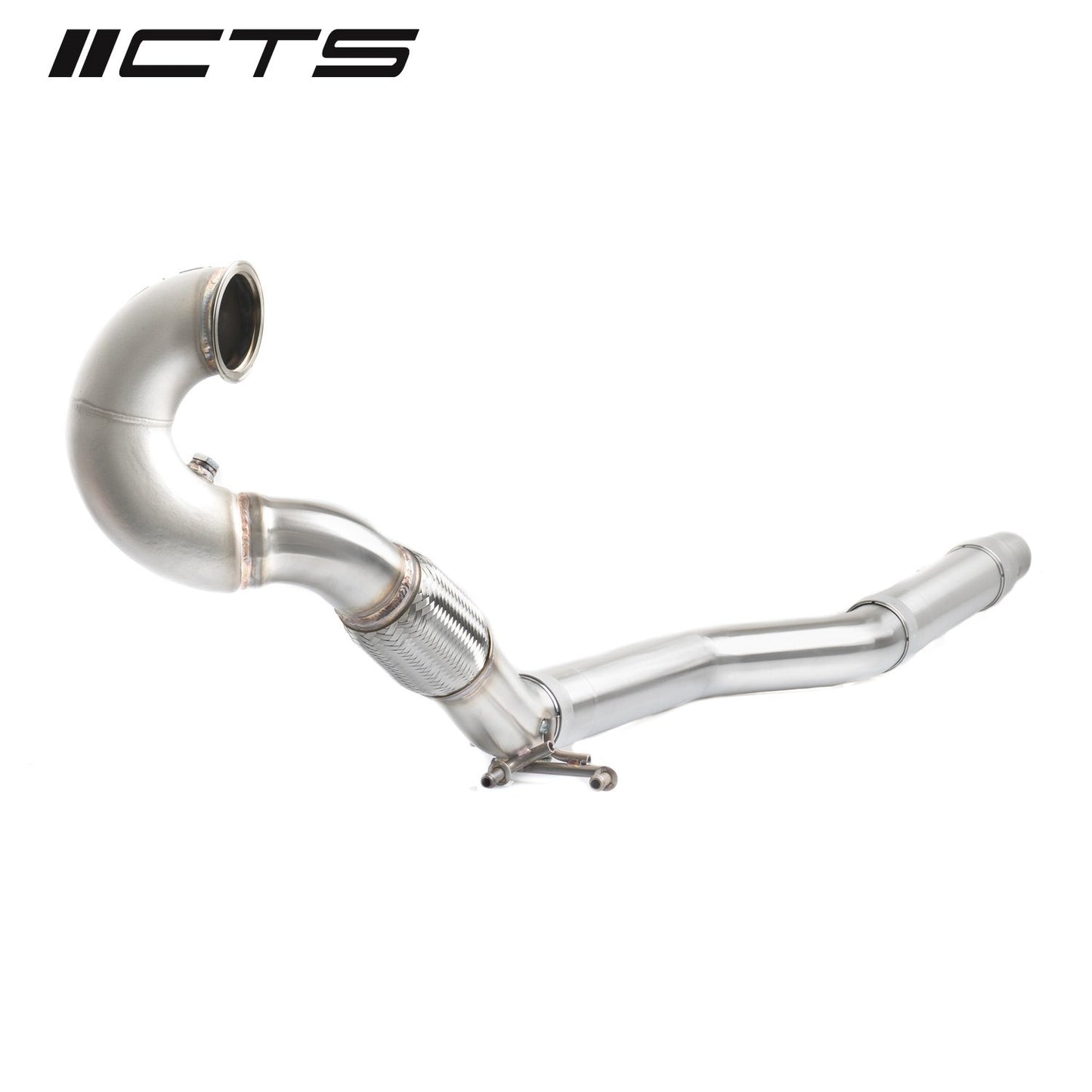 CTS Turbo Race (Catless) Downpipe for VW Mk7/Mk7.5 Golf R and Audi 8V A3/S3