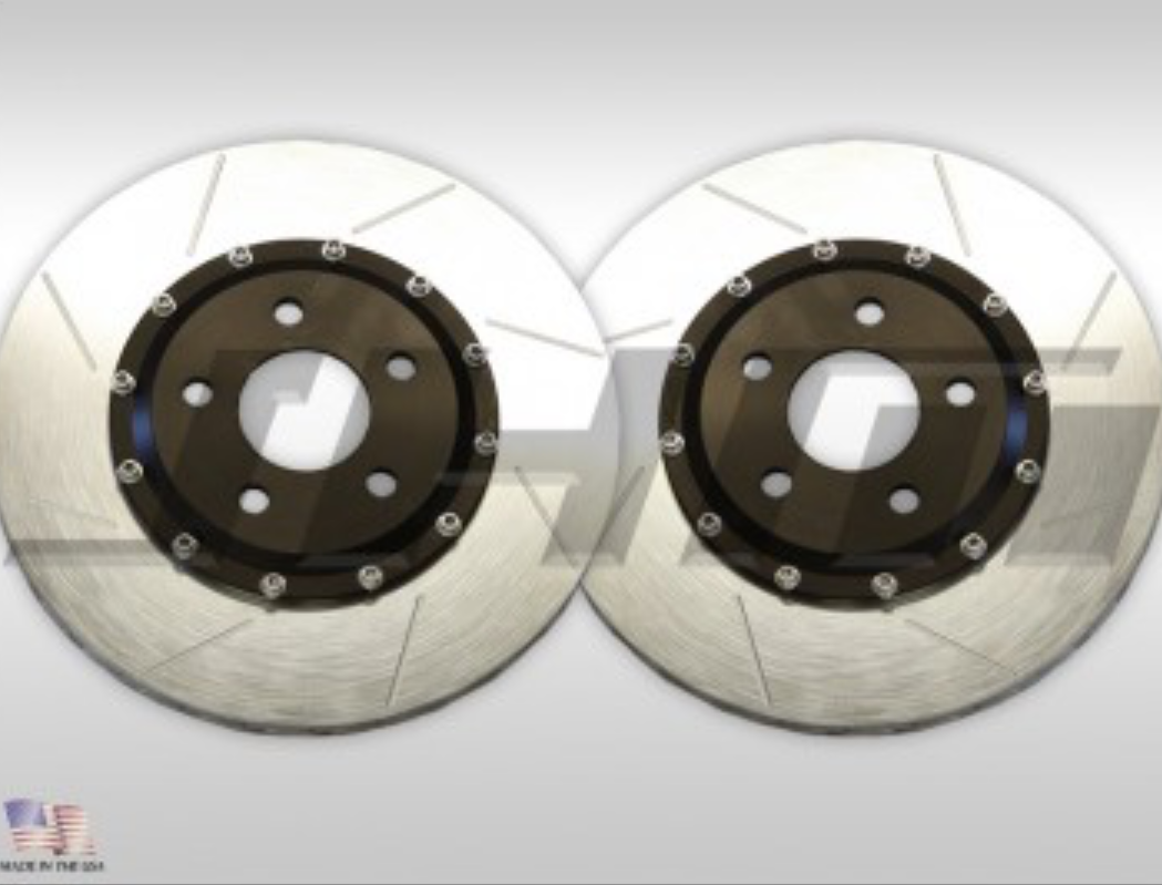 Rear Rotors (pair) JHM 2-piece Lightweight for B8-B8.5 S4-S5-Q5-SQ5, B9 S4-S5-A4-A5-allroad, C7-C7.5 A6-A7 C8 A6-allroad & D4 A8 3.0T