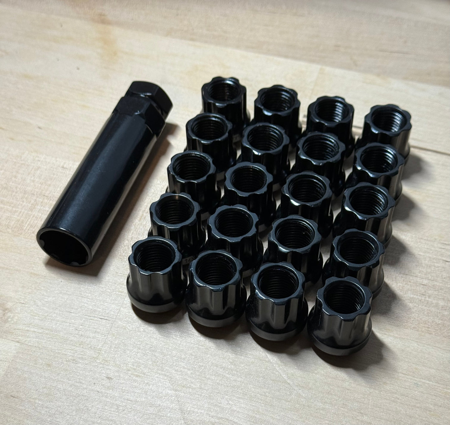 Motorsport Hardware 14x1.5 Tuner Lug Nut Set with Key (20x Lugs)