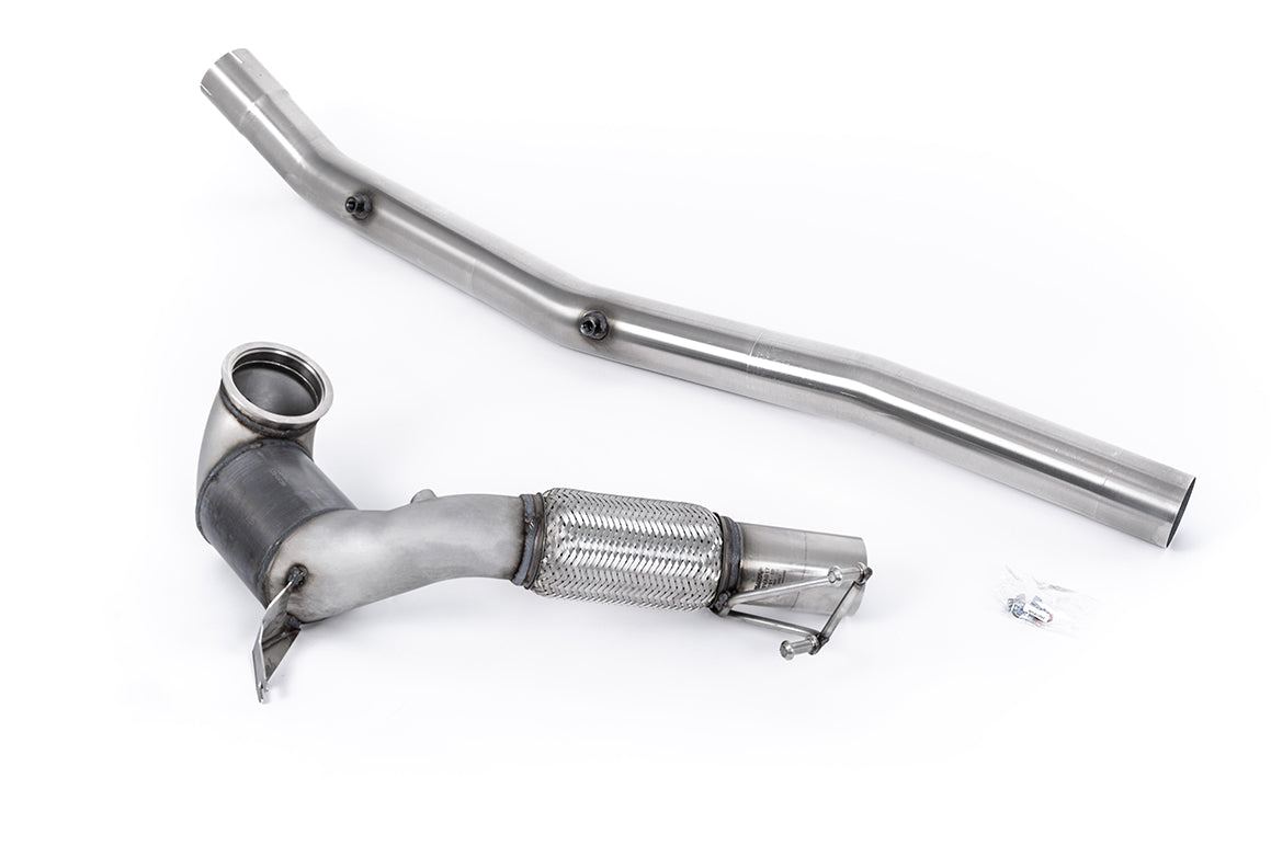 Milltek Large Bore Downpipe & Hi Flow Race Cat for VW/Audi Mk8 R/8Y S3