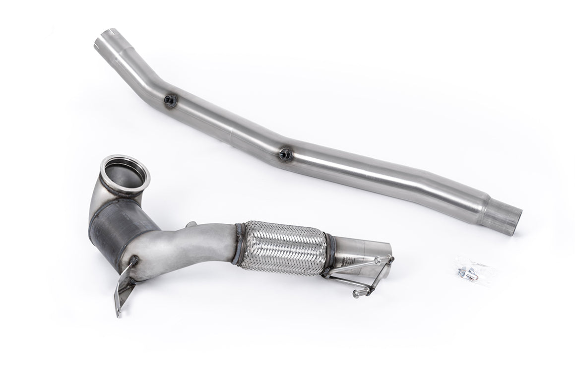 Milltek Large Bore Downpipe & Hi Flow Race Cat for VW/Audi Mk8 R/8Y S3