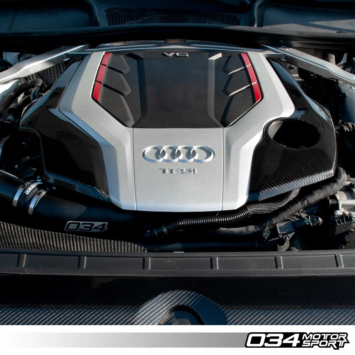 Carbon Fiber Engine Cover for Audi B9 3.0T - A6/A7/S4/S5/SQ5
