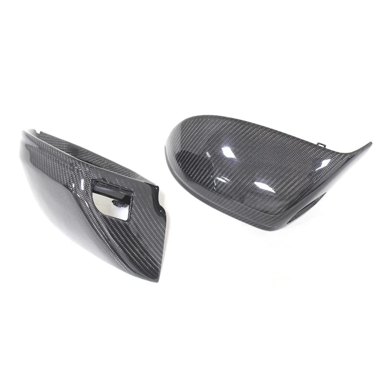 C7/C7.5 Carbon Fiber Mirror Covers Pair Yes Side Lane Assist | Audi C7/C7.5 A7, S7 | Canadian Auto Performance