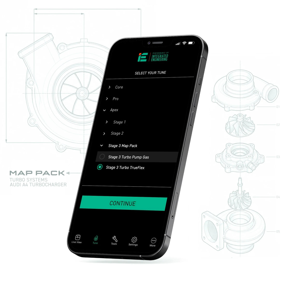 B9 2.0T Stage 3 ECU Tune | Integrated Engineering
