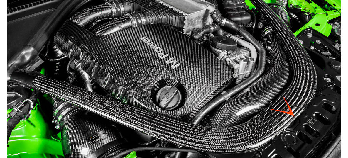 Carbon Fiber Charge Pipe Set for BMW F8x M2C/M3/M4