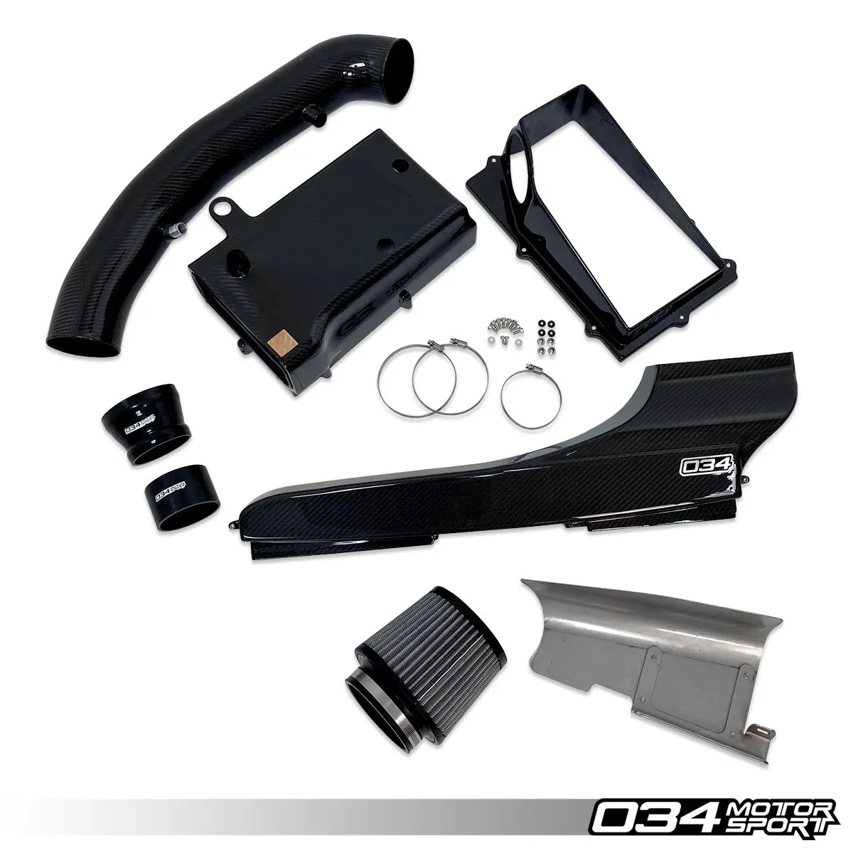 034Motorsport X34 Carbon Fiber Open-Top 4" Intake Bundle for Audi 8S TTRS & 8V.5/8Y RS3