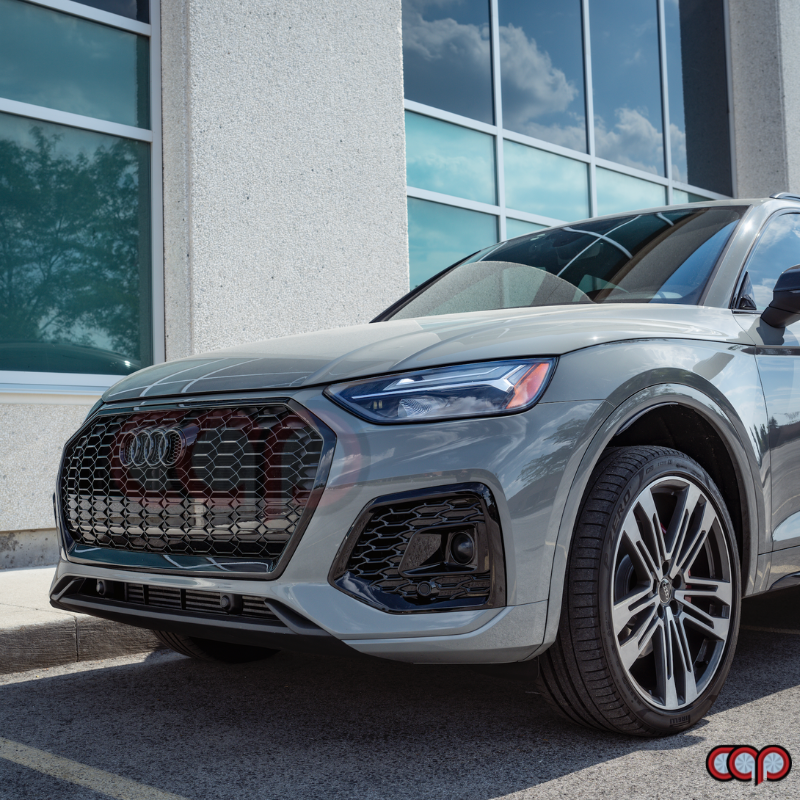 FY.5/B9.5 RSQ5 Honeycomb Grille Quattro V1 Black Frame Black Mesh | Audi FY.5/B9.5 Q5 Non S-Line, Q5 S-Line, SQ5 | Canadian Auto Performance