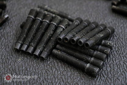 Motorsport Hardware M14x1.5 to M12x1.5 - 78mm Black Stud Conversion Kit for VW/Audi