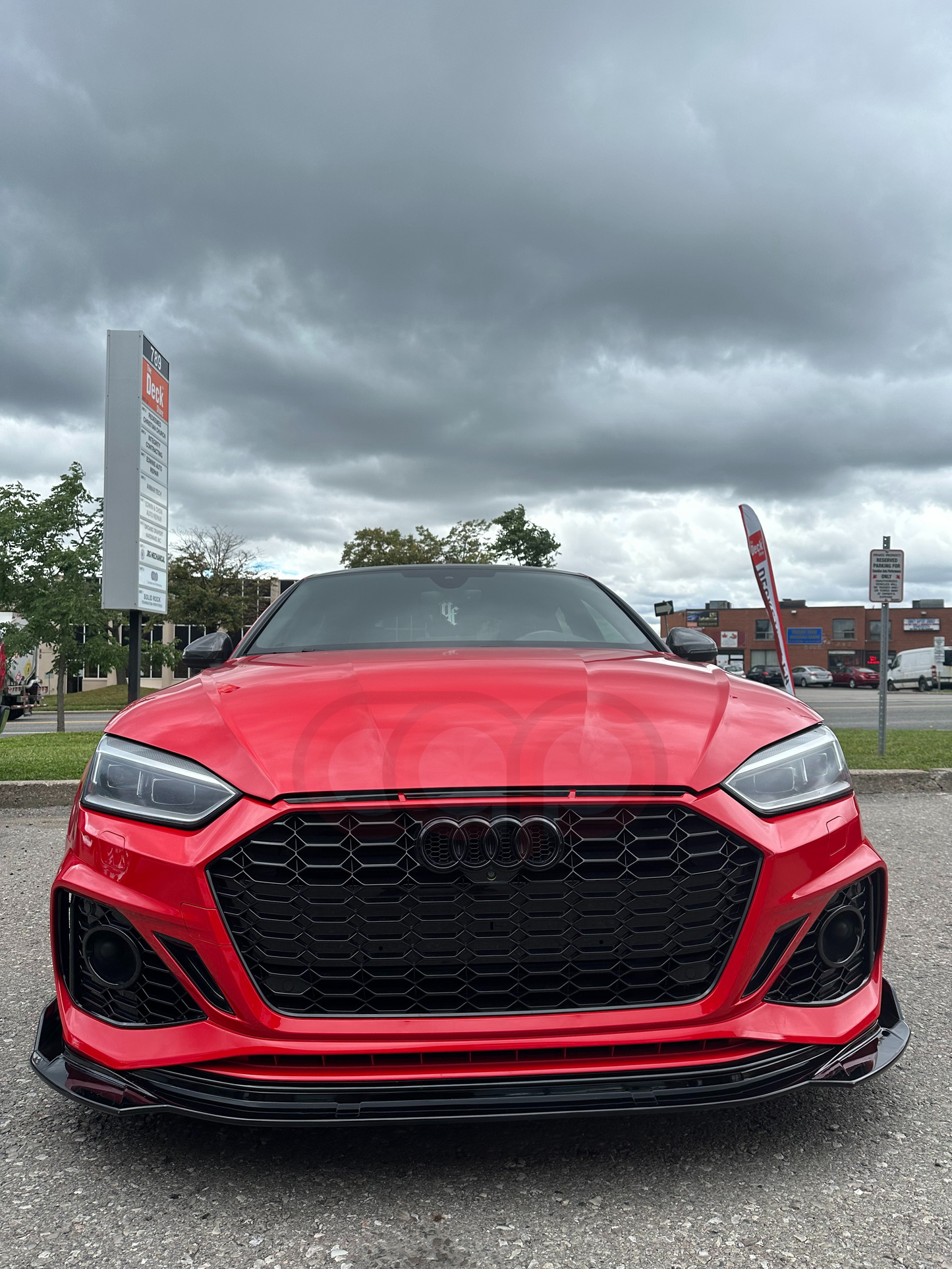 B9 Front Bumper 2023 B9.5 RS5 Bumper V3 B9.5 RS5 Style Grille Black Fame Black Mesh Both Styles Included Non-ACC | Audi B9 A5, S5 | Canadian Auto Performance