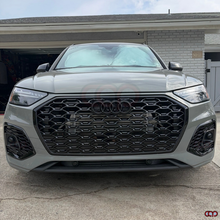 FY.5/B9.5 RSQ5 Honeycomb Grille Quattro V2 Black Frame Black Mesh | Audi FY.5/B9.5 Q5 Non S-Line, Q5 S-Line, SQ5 | Canadian Auto Performance