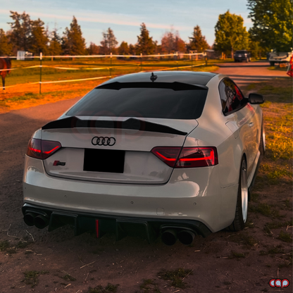 B8.5 Carbon Fiber Rear Vertical LED Diffuser V4 | Audi B8.5 A5 S-Line, S5 | Canadian Auto Performance
