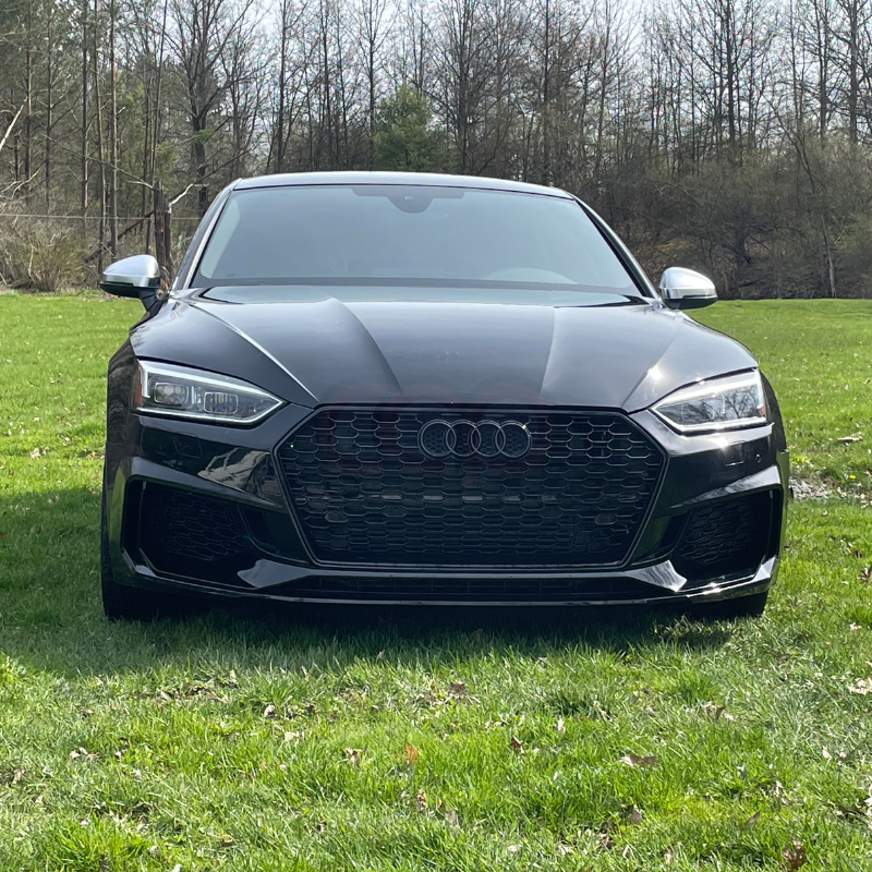 B9 Front Bumper RS5 Bumper V2 RS5 Grille Black Frame Black Mesh Both Styles Included Non-ACC | Audi B9 A5, S5 | Canadian Auto Performance