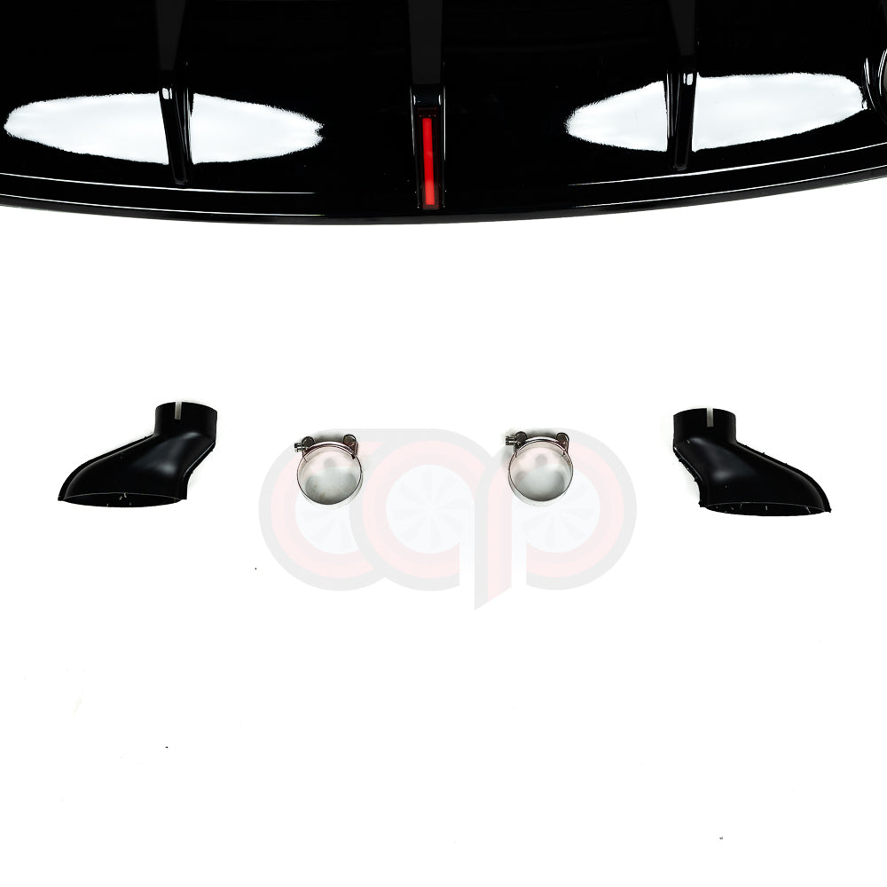 B8/B8.5 Gloss Black RS Style Rear Diffuser | Audi B8/B8.5 Q5 Non S-Line | Canadian Auto Performance