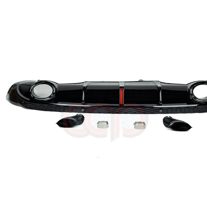 B8/B8.5 Gloss Black RS Style Rear Diffuser | Audi B8/B8.5 Q5 Non S-Line | Canadian Auto Performance