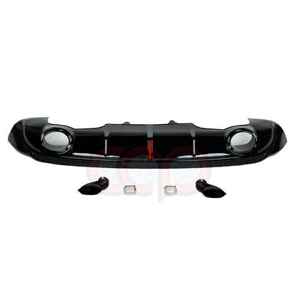 B8/B8.5 Gloss Black RS Style Rear Diffuser | Audi B8/B8.5 Q5 Non S-Line | Canadian Auto Performance
