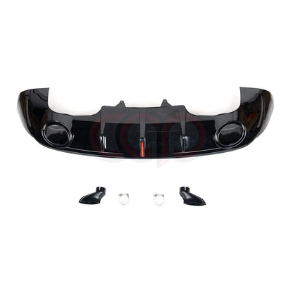 B8/B8.5 Gloss Black RS Style Rear Diffuser | Audi B8/B8.5 Q5 Non S-Line | Canadian Auto Performance