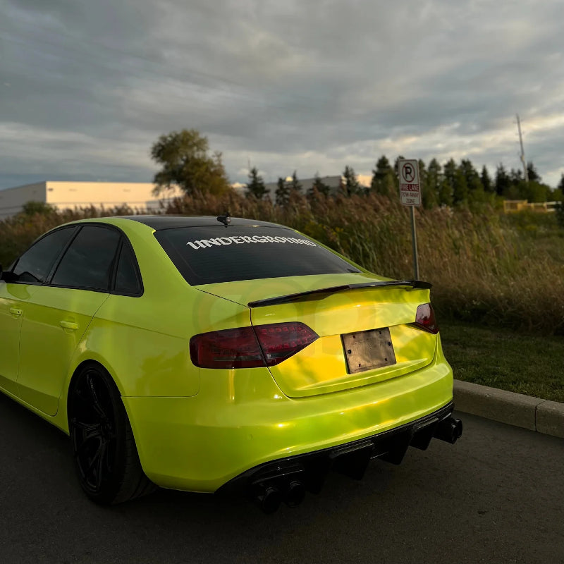 B8 Carbon Fiber Diffuser Without LED Brake Light V1 Without LED Brake Light | Audi B8 A4 S-Line, S4 | Canadian Auto Performance