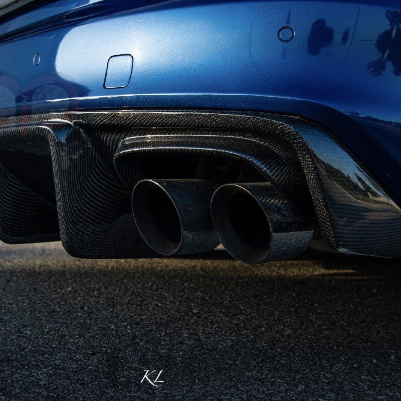B8 Carbon Fiber Diffuser Without LED Brake Light V1 Without LED Brake Light | Audi B8 A4 S-Line, S4 | Canadian Auto Performance