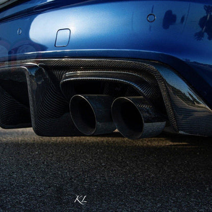 B8 Carbon Fiber Diffuser Without LED Brake Light V1 Without LED Brake Light | Audi B8 A4 S-Line, S4 | Canadian Auto Performance
