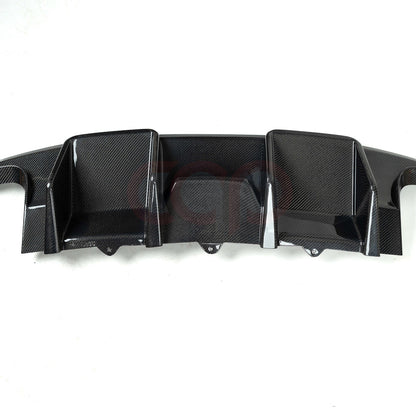 B8 Carbon Fiber Diffuser Without LED Brake Light V1 Without LED Brake Light | Audi B8 A4 S-Line, S4 | Canadian Auto Performance