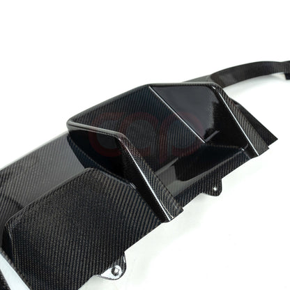 B8 Carbon Fiber Diffuser Without LED Brake Light V1 Without LED Brake Light | Audi B8 A4 S-Line, S4 | Canadian Auto Performance