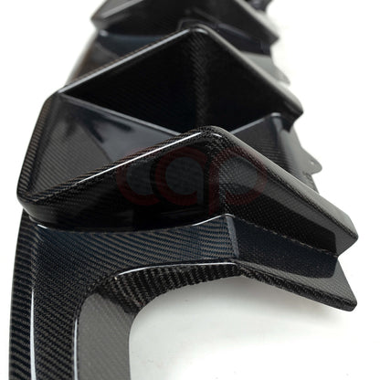 B8 Carbon Fiber Diffuser Without LED Brake Light V1 Without LED Brake Light | Audi B8 A4 S-Line, S4 | Canadian Auto Performance