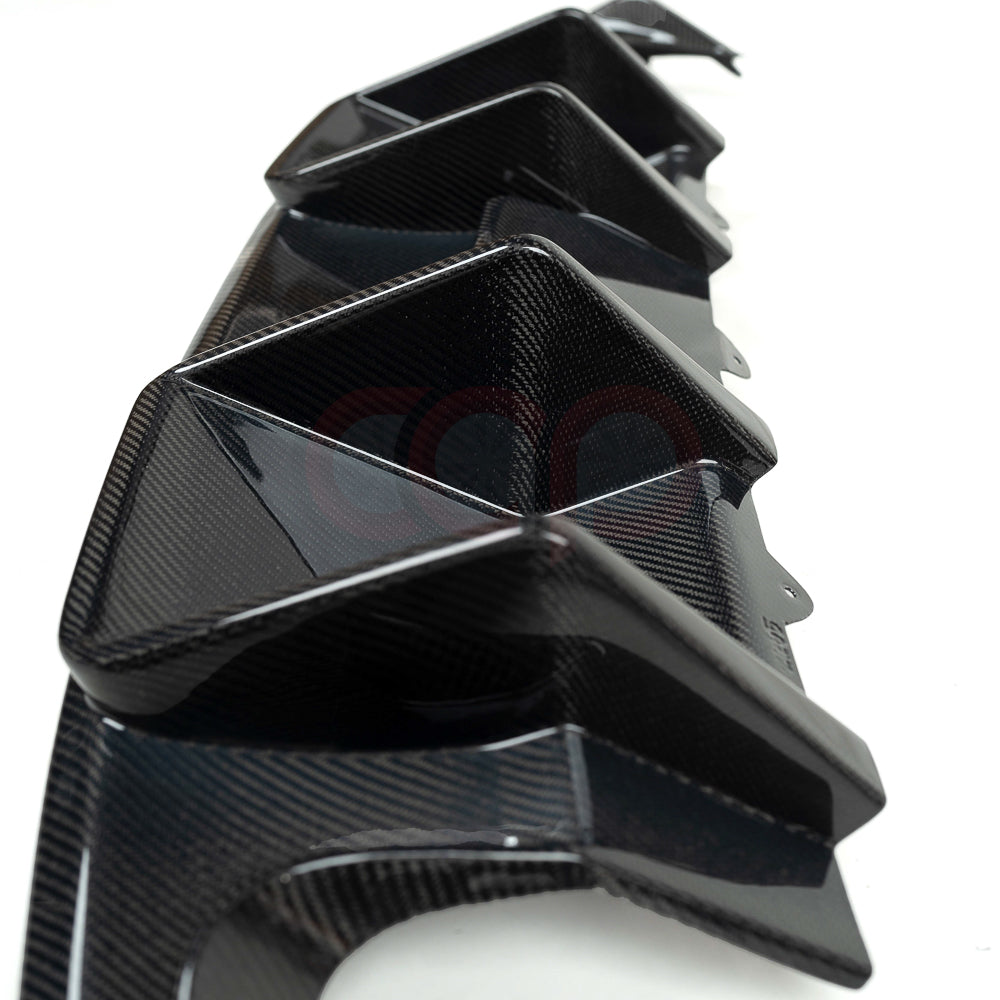 B8 Carbon Fiber Diffuser Without LED Brake Light V1 Without LED Brake Light | Audi B8 A4 S-Line, S4 | Canadian Auto Performance