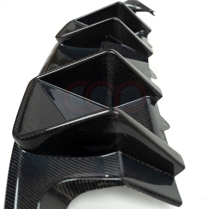 B8 Carbon Fiber Diffuser Without LED Brake Light V1 Without LED Brake Light | Audi B8 A4 S-Line, S4 | Canadian Auto Performance