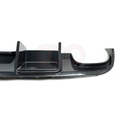 B8 Carbon Fiber Diffuser Without LED Brake Light V1 Without LED Brake Light | Audi B8 A4 S-Line, S4 | Canadian Auto Performance