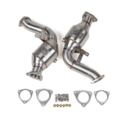 B8/B8.5/C7/C7.5/D4/D4.5/8R/8R.5 3.0T Supercharged Catted 400 Cell Test Pipes Yes Hardware Install Kit | Audi B8/B8.5/C7/C7.5/D4/D4.5/8R/8R.5 S4, S5, A6, A7, A8, Q5, SQ5 | Canadian Auto Performance