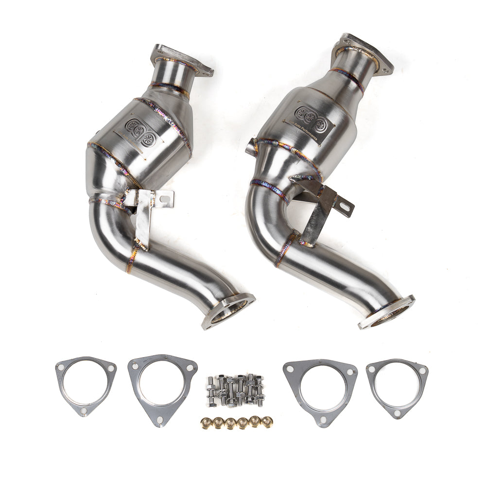 B8/B8.5/C7/C7.5/D4/D4.5/8R/8R.5 3.0T Supercharged Catted 400 Cell Test Pipes Yes Hardware Install Kit | Audi B8/B8.5/C7/C7.5/D4/D4.5/8R/8R.5 S4, S5, A6, A7, A8, Q5, SQ5 | Canadian Auto Performance