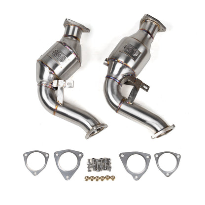 B8/B8.5/C7/C7.5/D4/D4.5/8R/8R.5 3.0T Supercharged Catted 400 Cell Test Pipes Yes Hardware Install Kit | Audi B8/B8.5/C7/C7.5/D4/D4.5/8R/8R.5 S4, S5, A6, A7, A8, Q5, SQ5 | Canadian Auto Performance