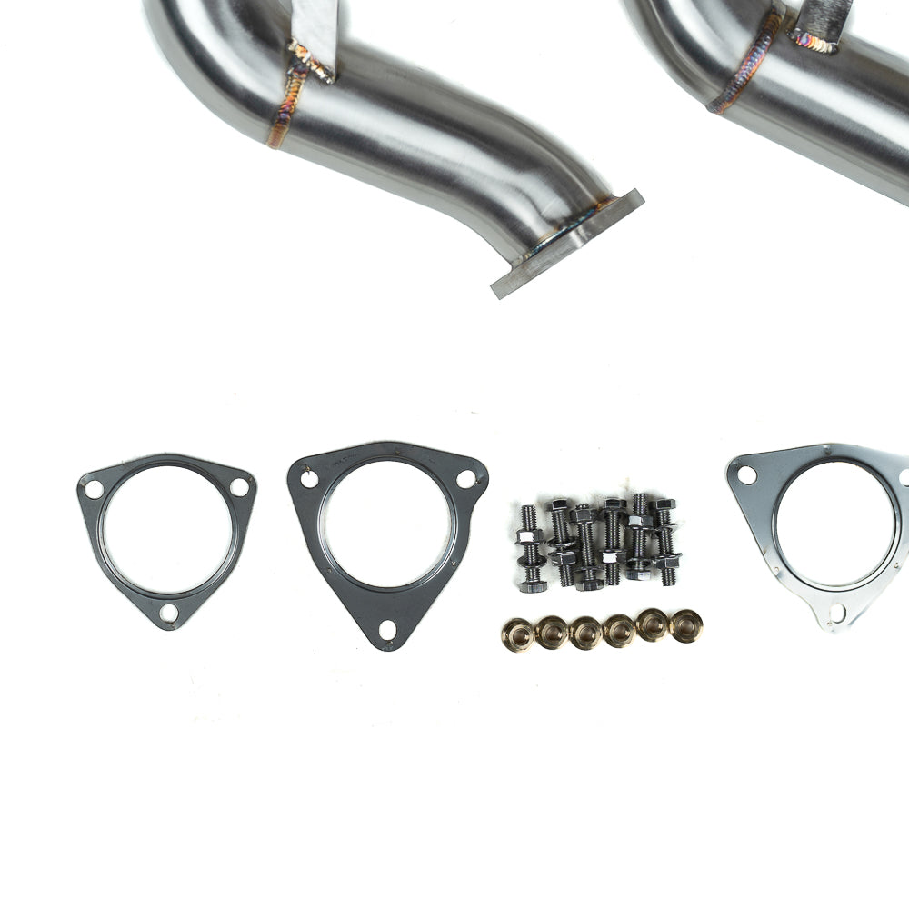 B8/B8.5/C7/C7.5/D4/D4.5/8R/8R.5 3.0T Supercharged Catted 400 Cell Test Pipes Yes Hardware Install Kit | Audi B8/B8.5/C7/C7.5/D4/D4.5/8R/8R.5 S4, S5, A6, A7, A8, Q5, SQ5 | Canadian Auto Performance