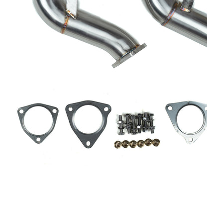 B8/B8.5/C7/C7.5/D4/D4.5/8R/8R.5 3.0T Supercharged Catted 400 Cell Test Pipes Yes Hardware Install Kit | Audi B8/B8.5/C7/C7.5/D4/D4.5/8R/8R.5 S4, S5, A6, A7, A8, Q5, SQ5 | Canadian Auto Performance
