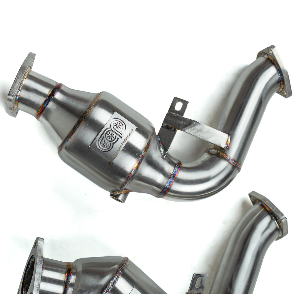 B8/B8.5/C7/C7.5/D4/D4.5/8R/8R.5 3.0T Supercharged Catted 400 Cell Test Pipes Yes Hardware Install Kit | Audi B8/B8.5/C7/C7.5/D4/D4.5/8R/8R.5 S4, S5, A6, A7, A8, Q5, SQ5 | Canadian Auto Performance