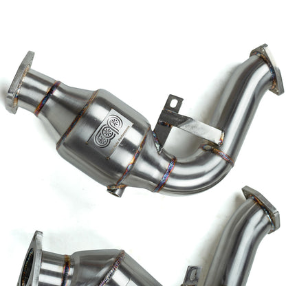B8/B8.5/C7/C7.5/D4/D4.5/8R/8R.5 3.0T Supercharged Catted 400 Cell Test Pipes Yes Hardware Install Kit | Audi B8/B8.5/C7/C7.5/D4/D4.5/8R/8R.5 S4, S5, A6, A7, A8, Q5, SQ5 | Canadian Auto Performance