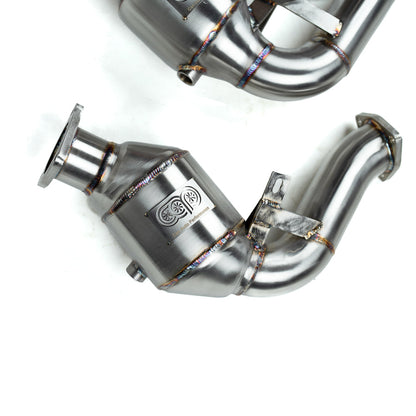 B8/B8.5/C7/C7.5/D4/D4.5/8R/8R.5 3.0T Supercharged Catted 400 Cell Test Pipes Yes Hardware Install Kit | Audi B8/B8.5/C7/C7.5/D4/D4.5/8R/8R.5 S4, S5, A6, A7, A8, Q5, SQ5 | Canadian Auto Performance