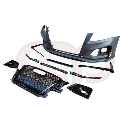 8R B8 Front Bumper B8 RS RSQ5 Style B8 RSQ5 Grille Black Frame Black Mesh | Audi 8R Q5, SQ5 | Canadian Auto Performance