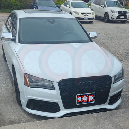 D4 Front Bumper RS8 Bumper RS8 Style Black Frame Black Mesh Yes Front Camera | Audi D4 A8, S8 | Canadian Auto Performance