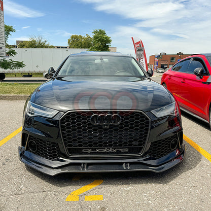 C7/C7.5 Front Carbon Fiber Front Lip | Audi C7/C7.5 A6, S6 Equipped with CAP C7 RS6 Bumper V2, S6 Equipped with CAP C7.5 RS6 Bumper V1 | Canadian Auto Performance