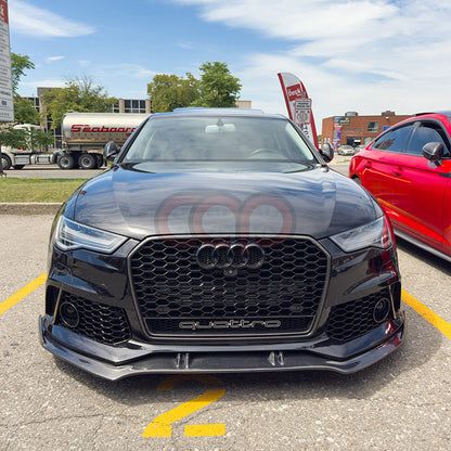 C7/C7.5 Front Carbon Fiber Front Lip | Audi C7/C7.5 A6, S6 Equipped with CAP C7 RS6 Bumper V2, S6 Equipped with CAP C7.5 RS6 Bumper V1 | Canadian Auto Performance