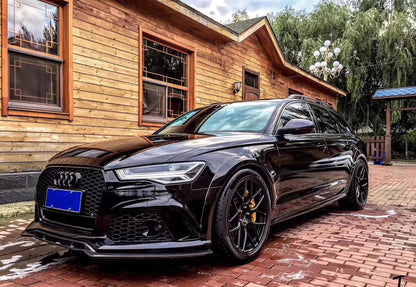 C7/C7.5 Front Carbon Fiber Front Lip | Audi C7/C7.5 A6, S6 Equipped with CAP C7 RS6 Bumper V2, S6 Equipped with CAP C7.5 RS6 Bumper | Canadian Auto Performance