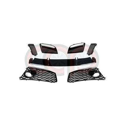 D4 Front Bumper RS8 Bumper RS8 Style Black Frame Black Mesh Yes Front Camera | Audi D4 A8, S8 | Canadian Auto Performance