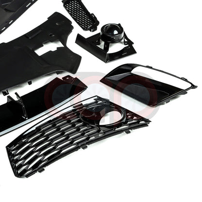 D4 Front Bumper RS8 Bumper RS8 Style Black Frame Black Mesh Yes Front Camera | Audi D4 A8, S8 | Canadian Auto Performance