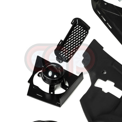 D4 Front Bumper RS8 Bumper RS8 Style Black Frame Black Mesh Yes Front Camera | Audi D4 A8, S8 | Canadian Auto Performance