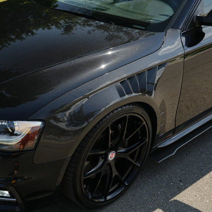 B8.5 Dry Carbon Fiber Fenders Pair | Audi B8.5 A4, S4 | Canadian Auto Performance